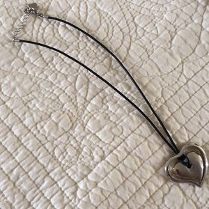 💲3 for $15💲 Silver Heart Necklace!